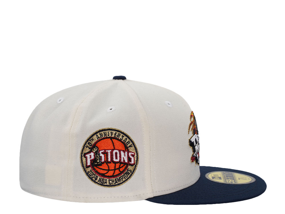 New Era Detroit Pistons 20th Anniversary Chrome Two Tone Edition 59Fifty Fitted Gorra