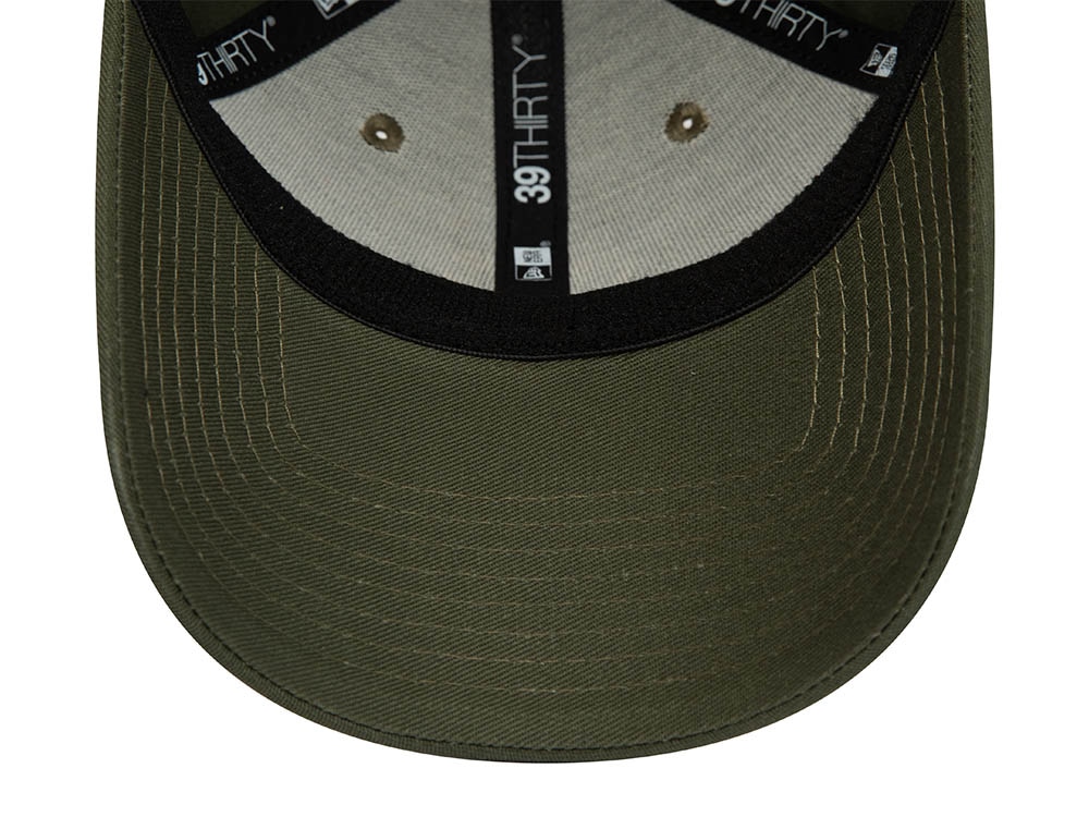 New Era New York Yankees League Essential Olive 39Thirty Stretch Gorra