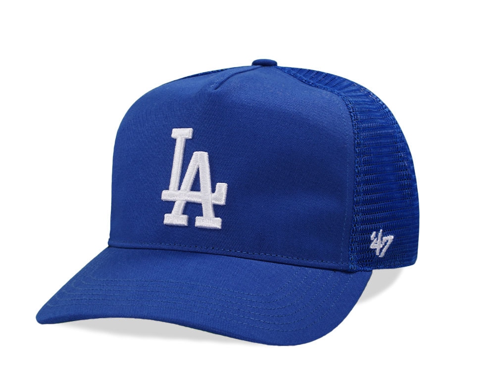 47Brand Los Angeles Dodgers Royal Blue Hitch Trucker Snapback Gorra