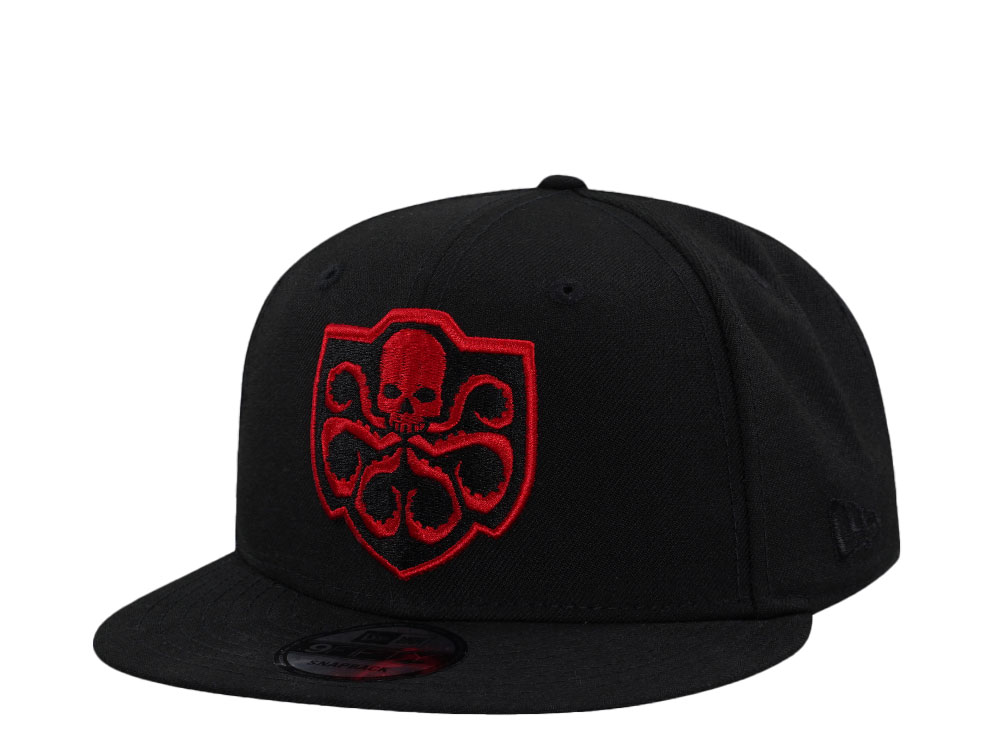 New Era Hydra Black and Red Edition 9Fifty Snapback Gorra