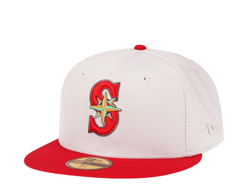 New Era Seattle Mariners Stone Two Tone Edition 59Fifty Fitted Gorra