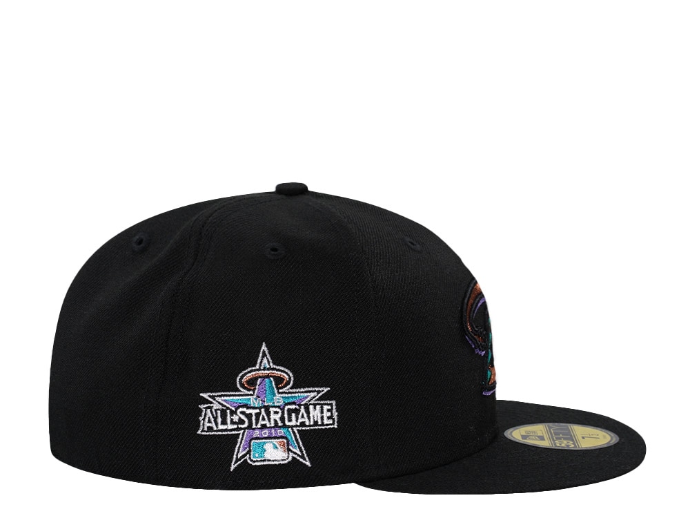 New Era Arizona Diamondbacks World Series 2001 Black and Purple Edition 59Fifty Fitted Gorra