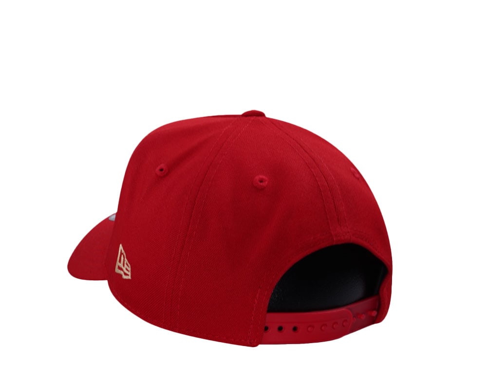 New Era Cleveland Indians Jacobs Field Red Prime Edition 9Forty A Frame Snapback Gorra