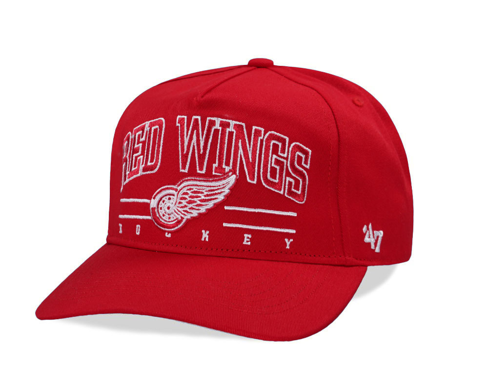 47Brand Detroit Red Wings Red Hitch Edition Snapback Gorra
