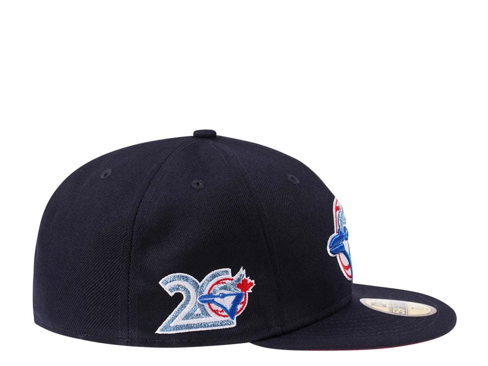 New Era Toronto Blue Jays 20th Anniversary Navy Glacier Blue Edition 59Fifty Fitted Gorra