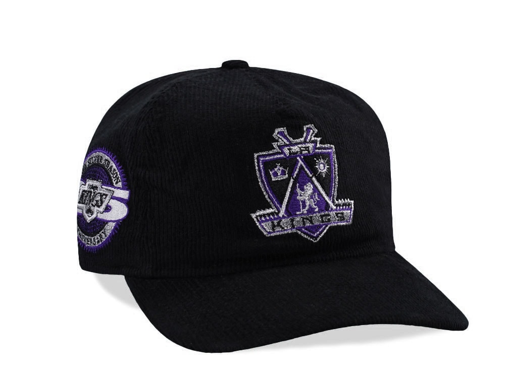 New Era Los Angeles Kings 25th Anniversary Black Corduroy Edition 19Twenty Snapback Gorra