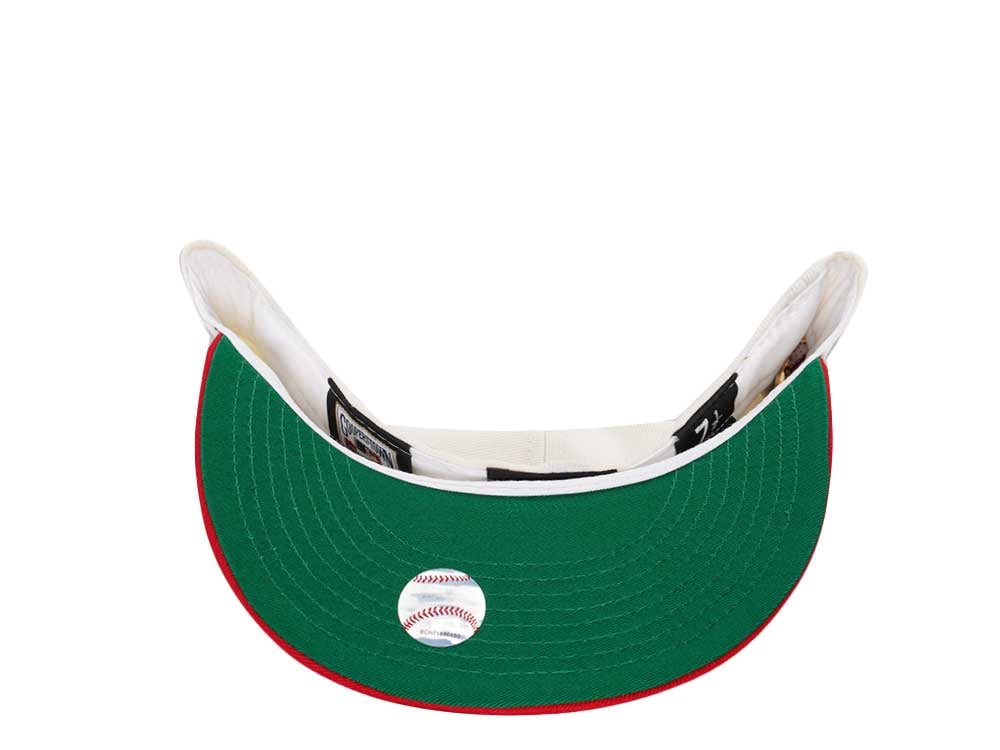 New Era Texas Rangers Arlington Stadium Chrome Throwback Two Tone Edition 59Fifty Fitted Gorra