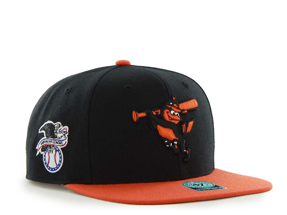 47Brand Baltimore Orioles Sure Shot Captain Alternate Two Tone Snapback Gorra
