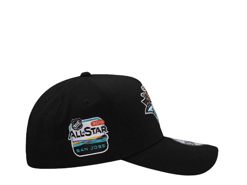 New Era San Jose Sharks All Star Game 2019 Black Prime Edition 9Forty A Frame Snapback Gorra