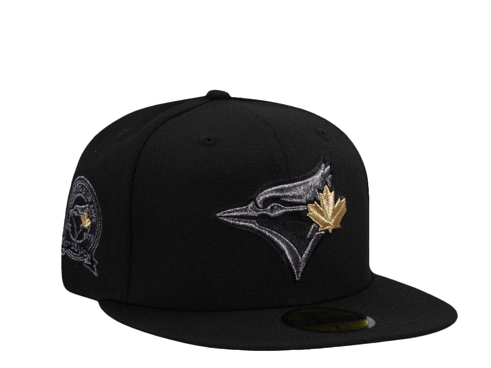 New Era Toronto Blue Jays 40th Anniversary Metallic Black Prime Edition 59Fifty Fitted Gorra