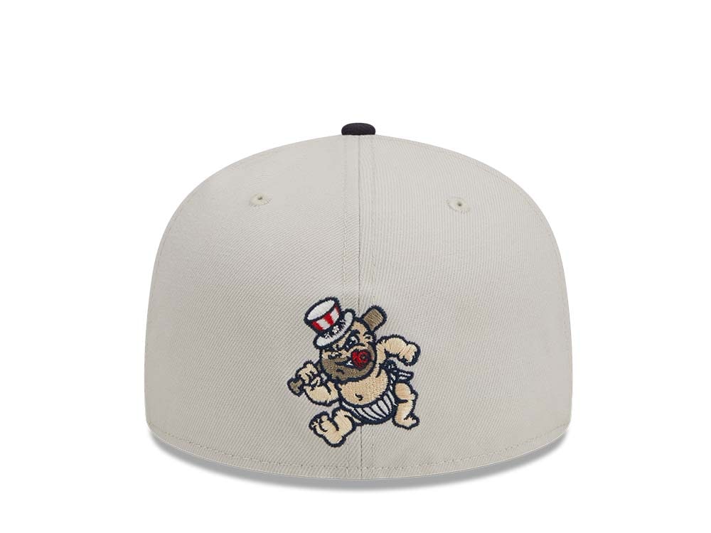 New Era New York Yankees Farm Team Stone Throwback Two Tone Edition 59Fifty Fitted Gorra