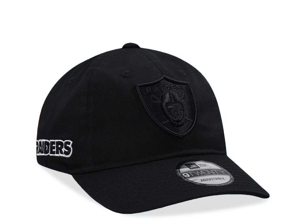 New Era Las Vegas Raiders Black Out Prime Edition 9Twenty Strapback Gorra