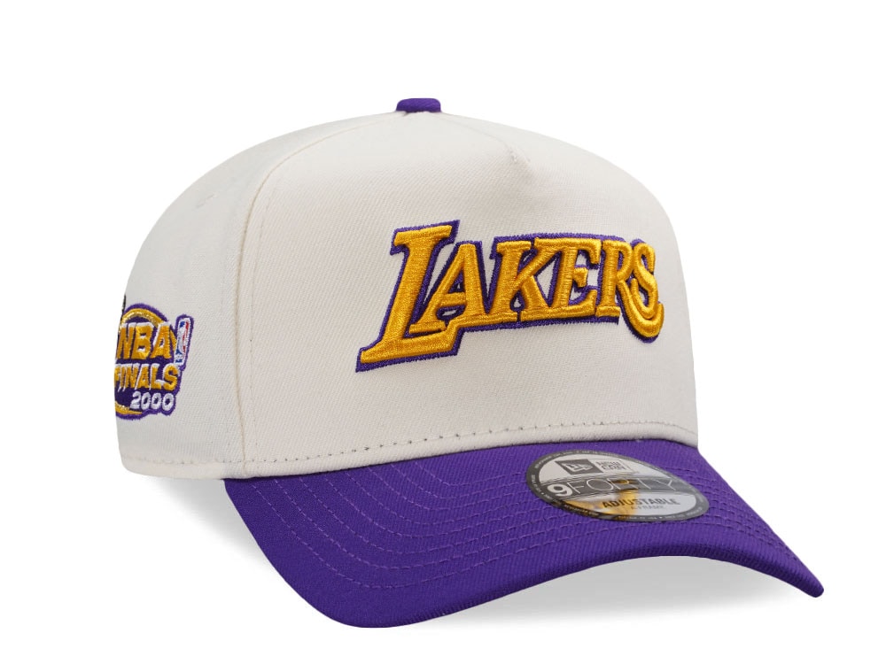 New Era Los Angeles Lakers NBA Finals 2000 Two Tone Edition 9Forty A Frame Snapback Gorra