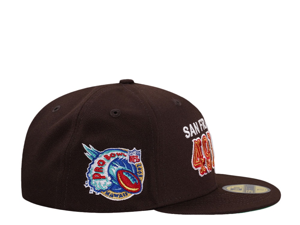 New Era San Francisco 49ers Pro Ball 1997 Burnt Throwback Edition 59Fifty Fitted Gorra