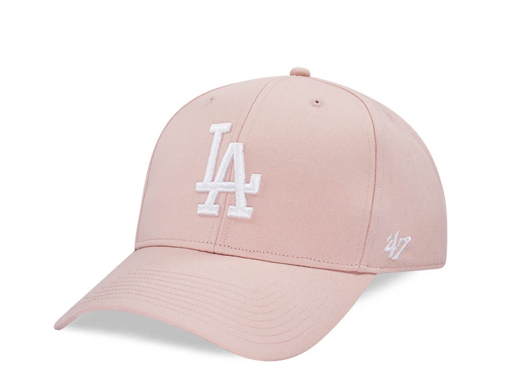 47Brand Los Angeles Dodgers Dusty Mauve Raised Basic MVP Snapback Gorra