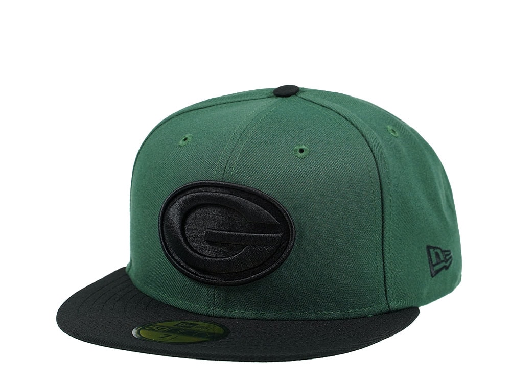 New Era Green Bay Packers All About Green and Black Edition 59Fifty Fitted Gorra