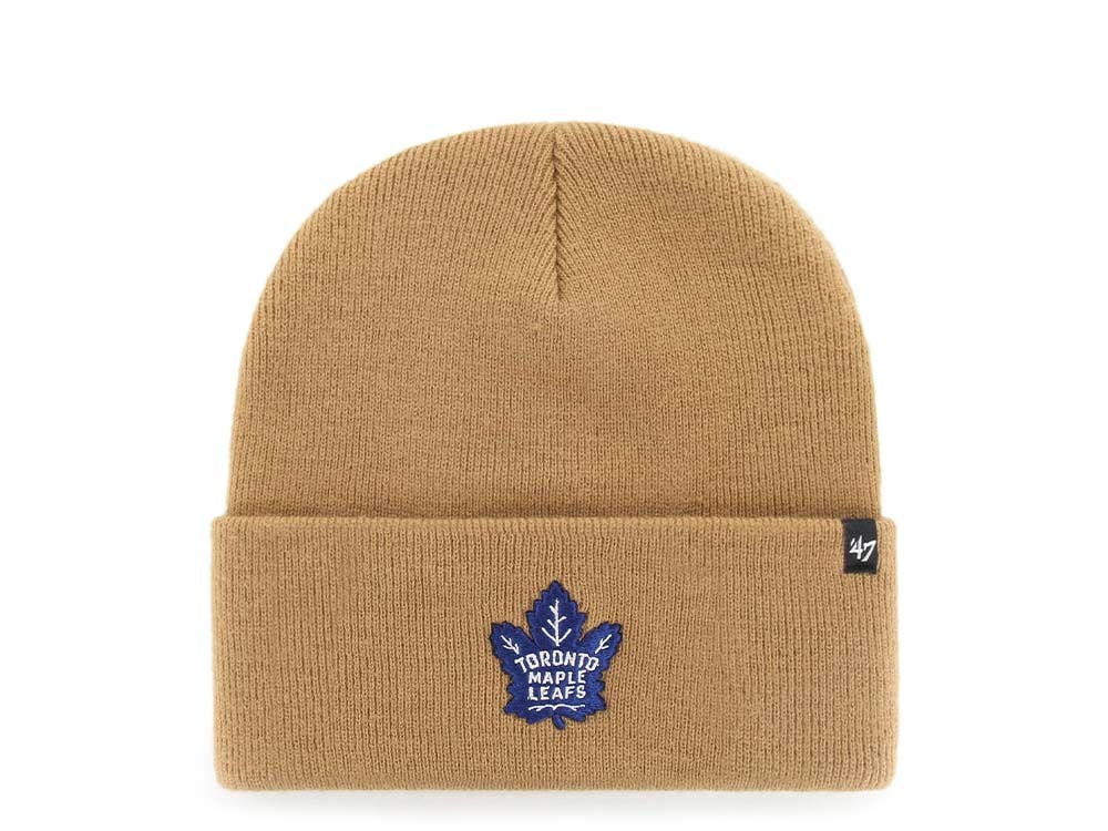 47Brand Toronto Maple Leafs Camel Haymaker Cuff Gorro