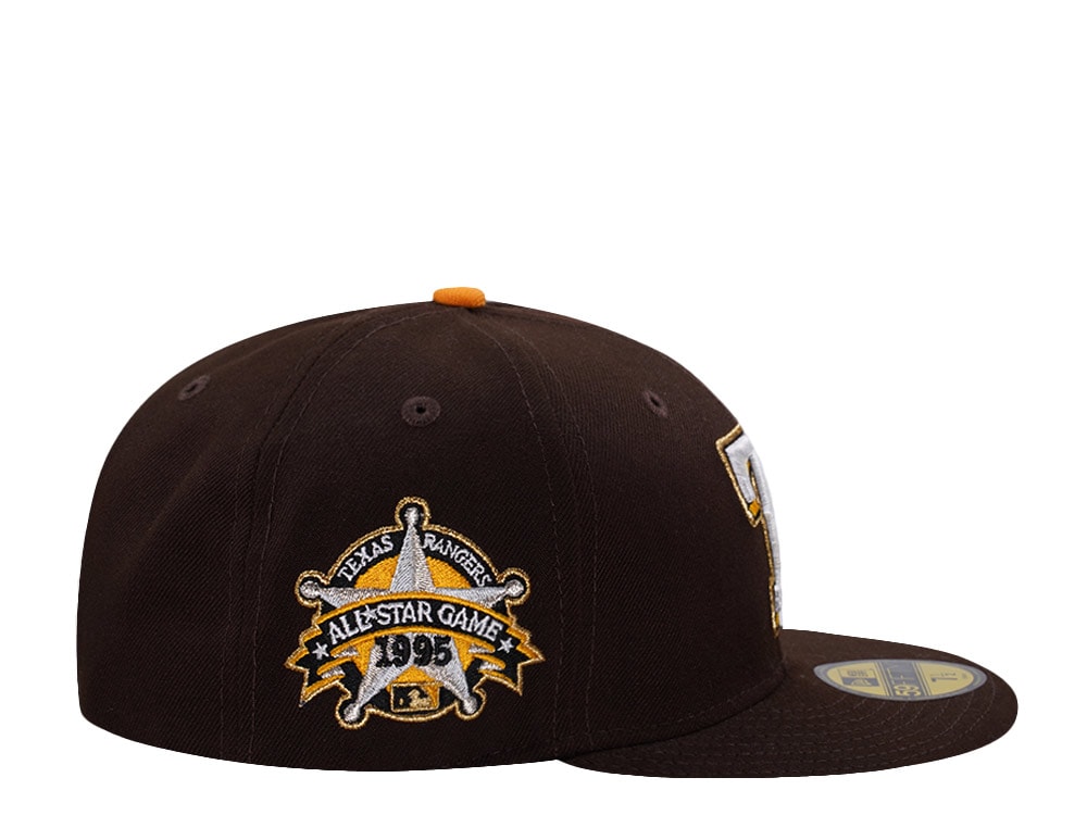 New Era Texas Rangers All Star Game 1986 Burnt Wood Prime Edition 59Fifty Fitted Gorra