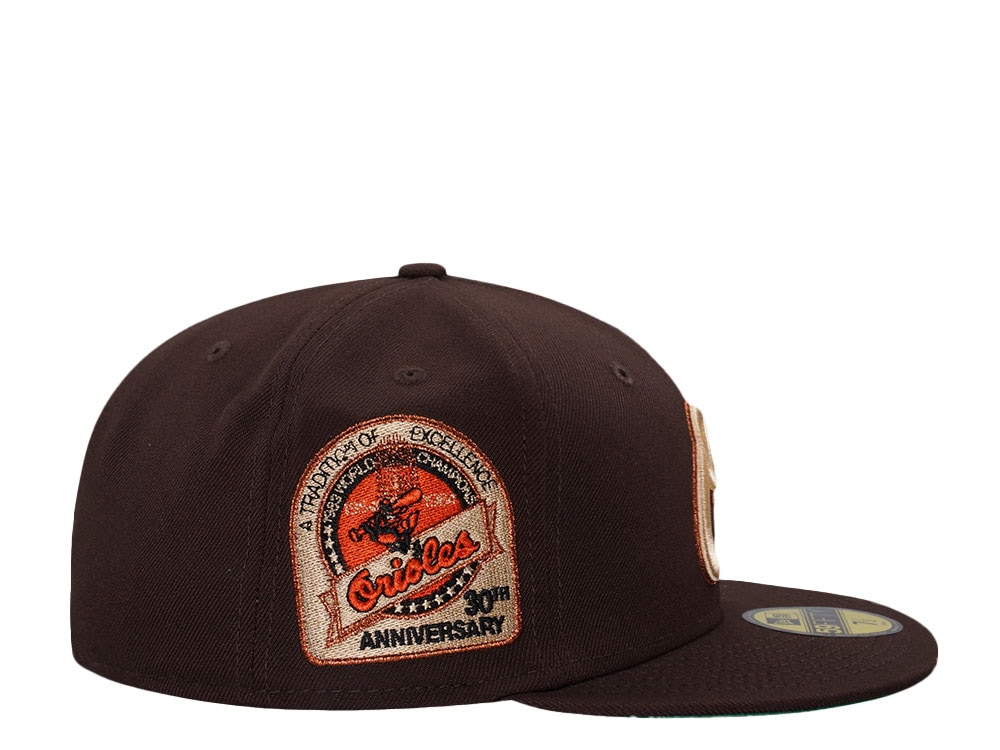 New Era Baltimore Orioles 30th Anniversary Chocolate Edition 59Fifty Fitted Gorra