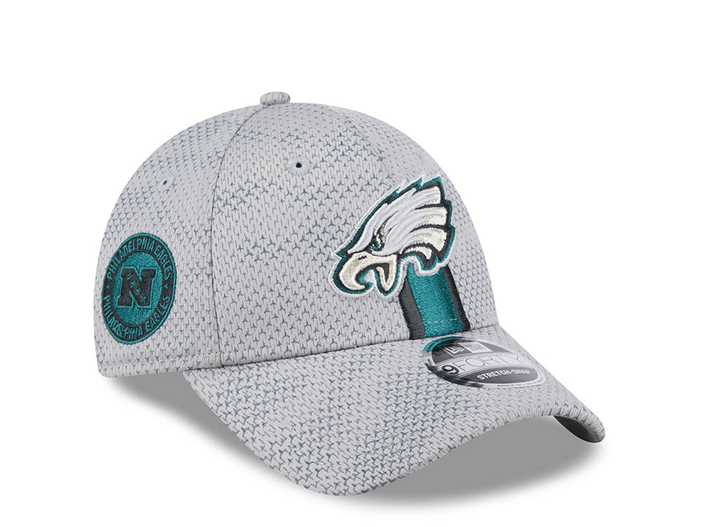 New Era Philadelphia Eagles Sideline 2024 9Forty Stretch Snapback Gorra