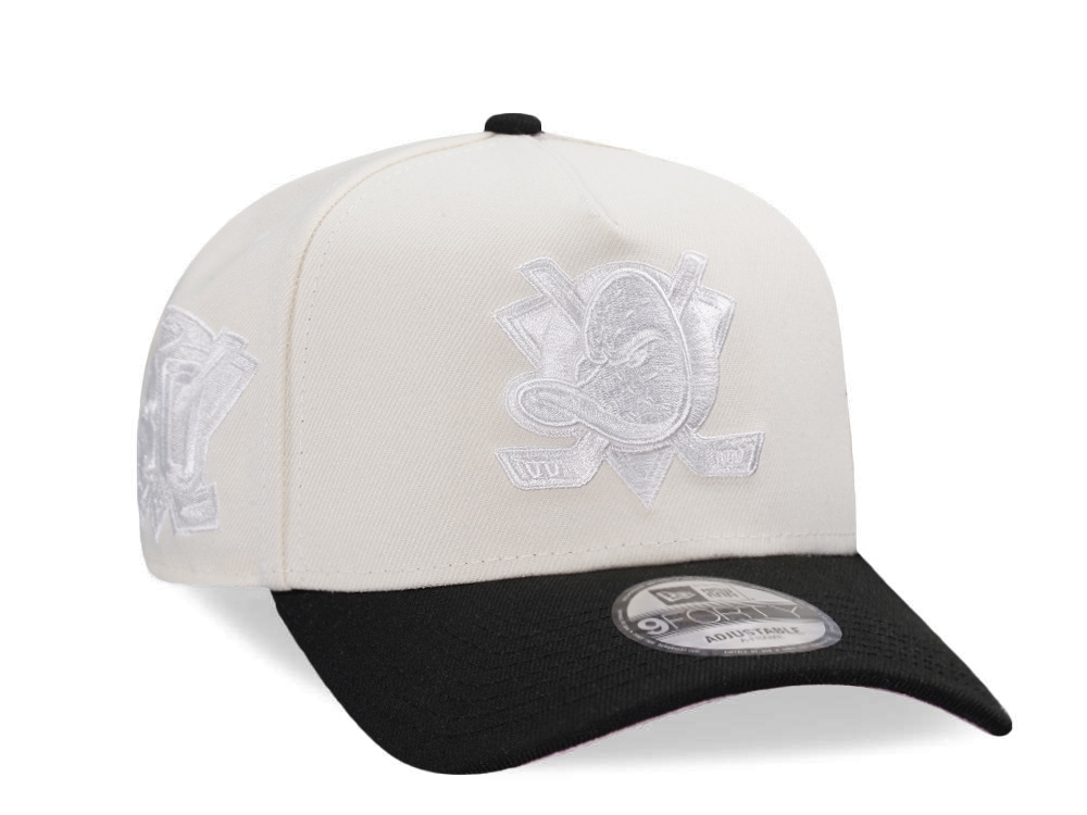 New Era Anaheim Ducks 30th Anniversary Chrome Edition 9Forty A Frame Snapback Gorra