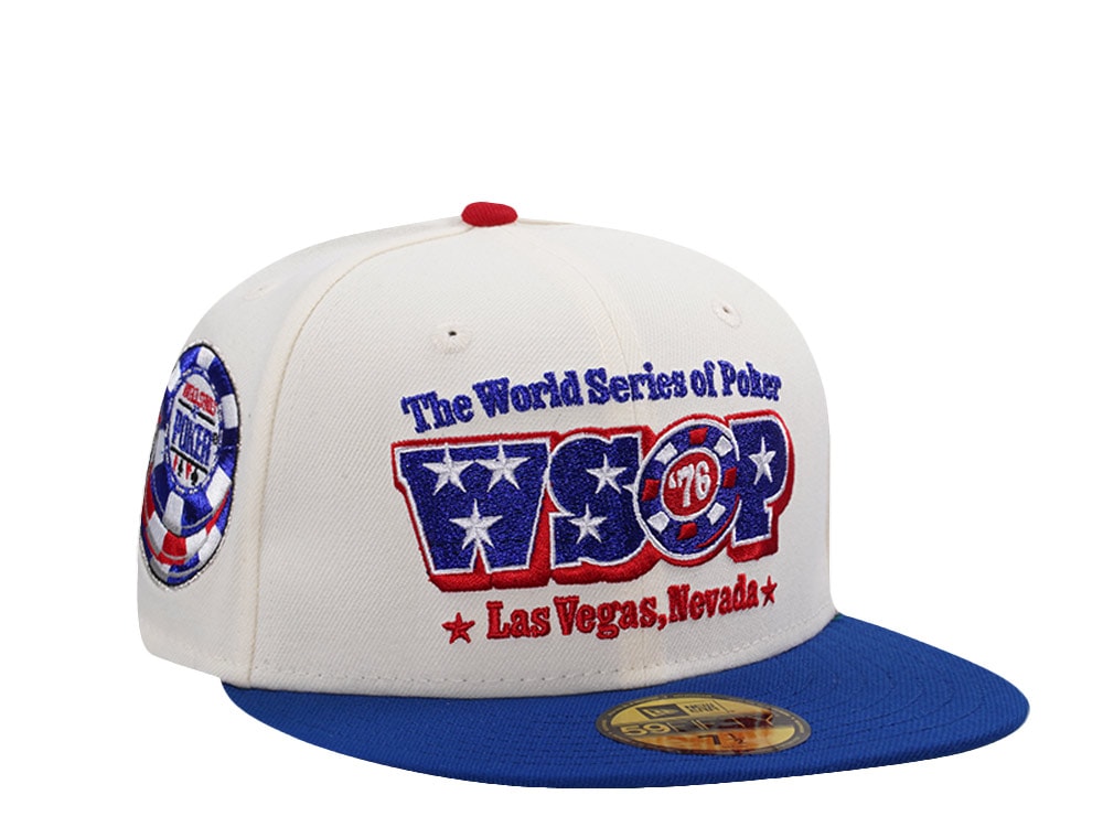 New Era World Series Of Poker Chip Chrome Two Tone Edition 59Fifty Fitted Gorra