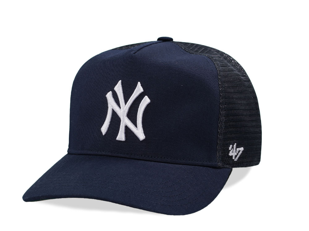 47Brand New York Yankees Navy Hitch Trucker Snapback Gorra