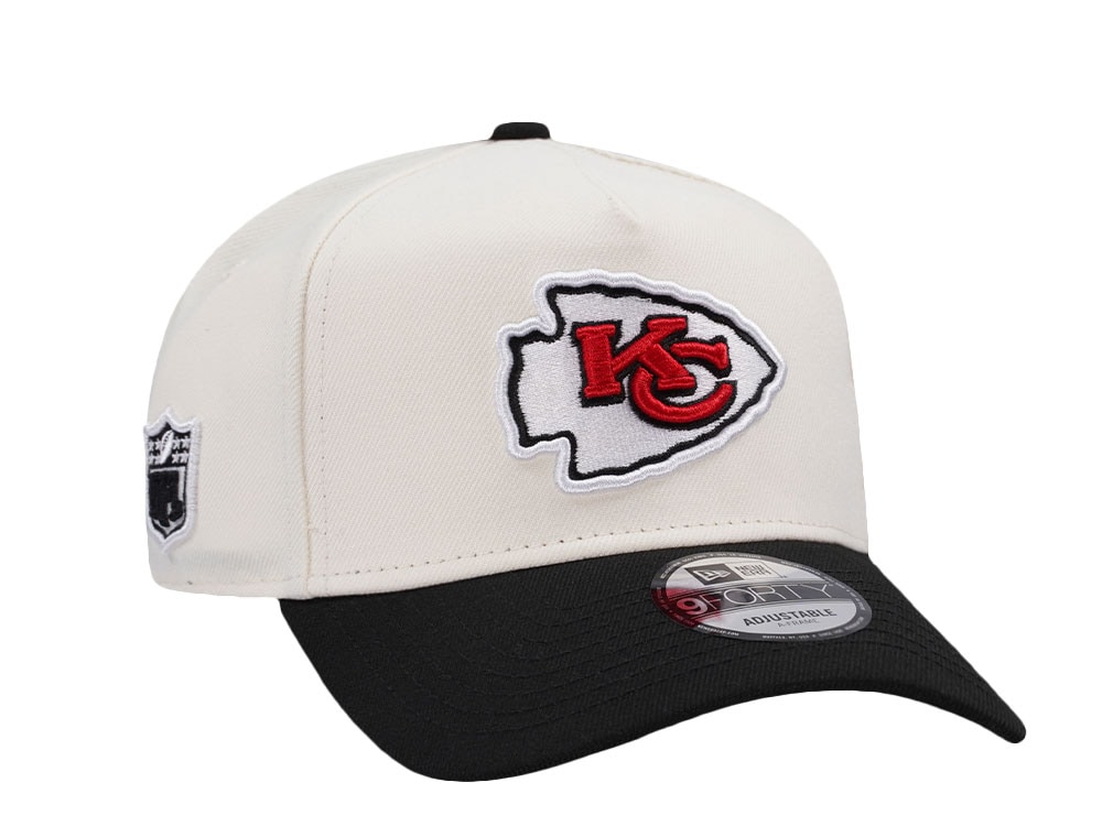 New Era Kansas City Chiefs Classic Chrome Two Tone Edition 9Forty A Frame Snapback Gorra