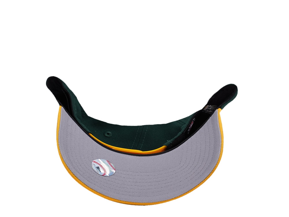 New Era Oakland Athletics 50th Anniversary Kanji Dark Green Two Tone Edition 9Forty A Frame Snapback Gorra