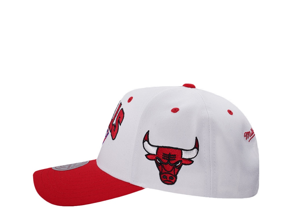 Mitchell & Ness Chicago Bulls NBA Playoffs 1996 Chrome Two Tone Editon Pro Crown Fit Snapback Gorra