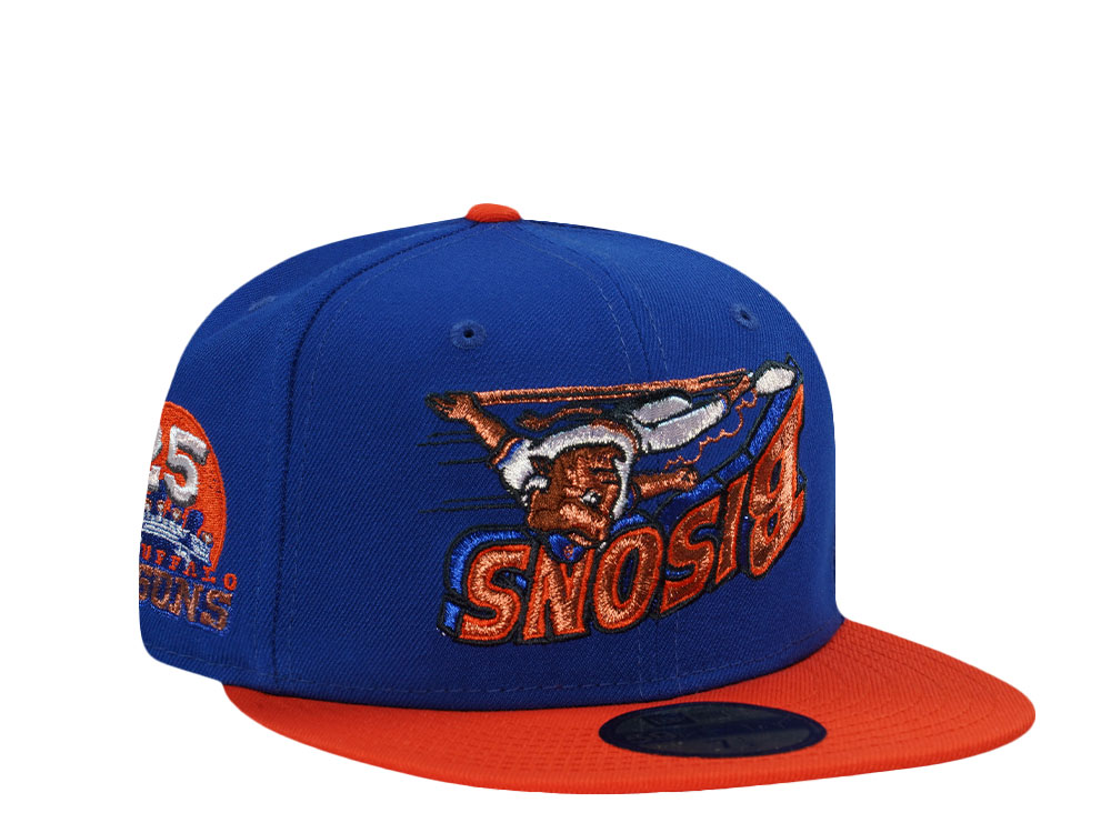 New Era Buffalo Bisons 25th Anniversary Blue Two Tone Edition 59Fifty Fitted Gorra