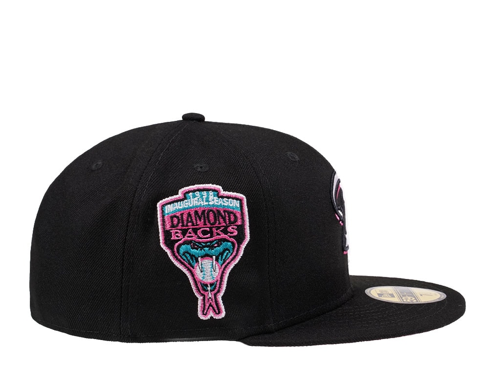 New Era Arizona Diamondbacks Inaugural Season 1998 Black and Pink Edition 59Fifty Fitted Gorra