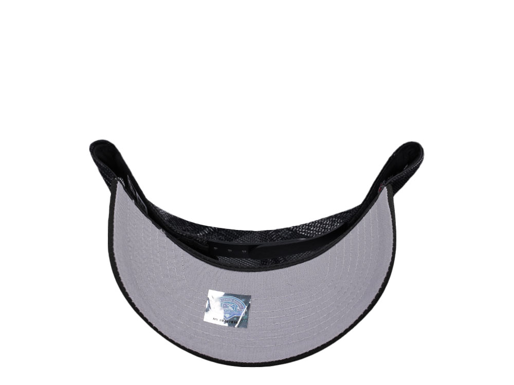 New Era Las Vegas 51s Black Metallic Trucker Edition 9Forty A Frame Snapback Gorra