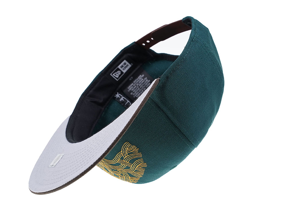 New Era Golden State Warriors Dark Green Edition 9Fifty Snapback Gorra