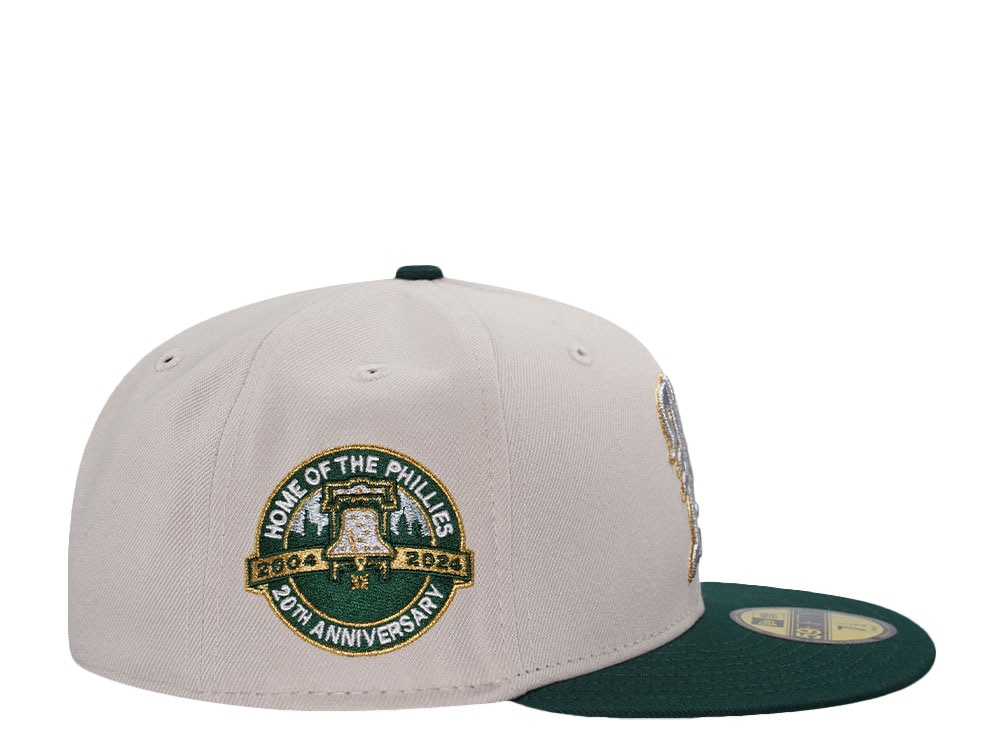 New Era Philadelphia Phillies 20th Anniversary Stone Two Tone Edition 59Fifty Fitted Gorra