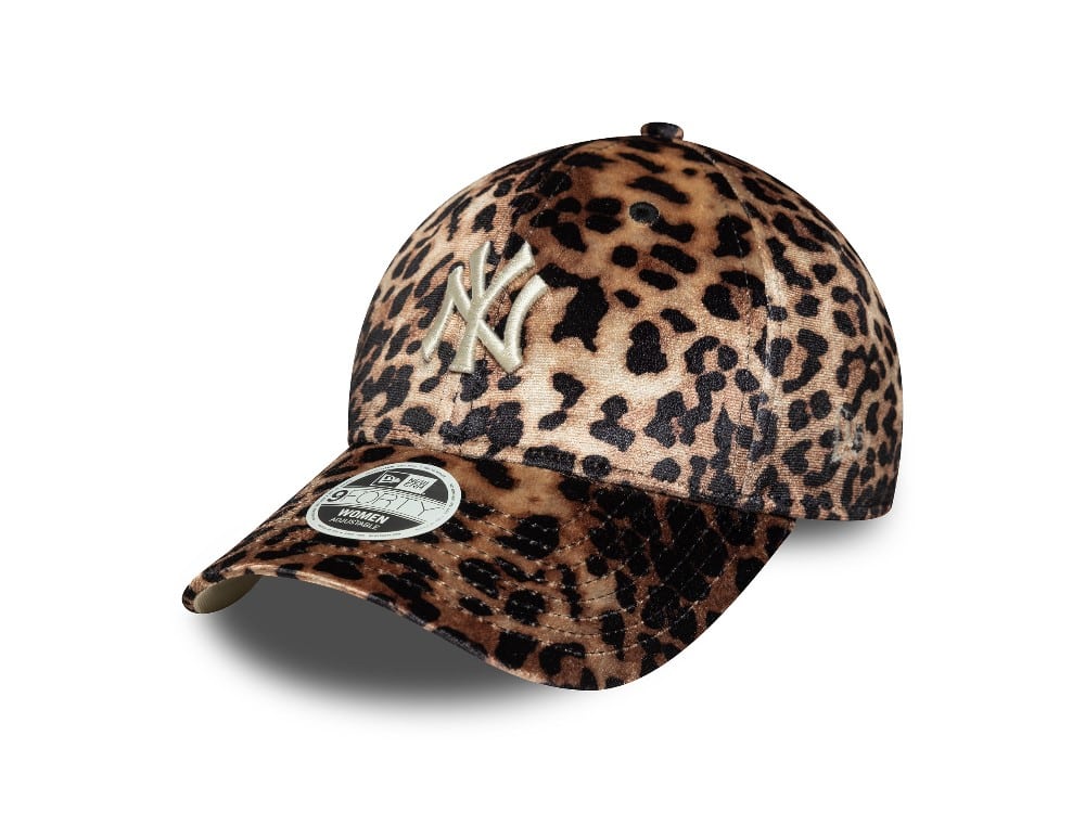 New Era New York Yankees Leo Velour Womens 9Forty Strapback Gorra
