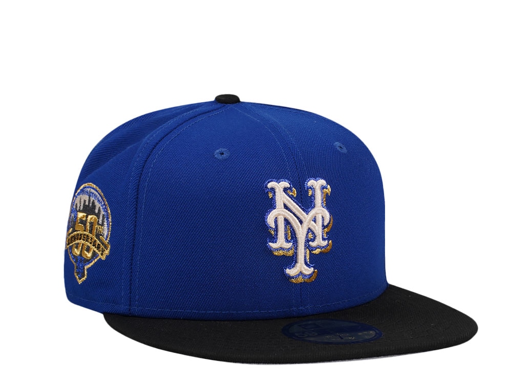 New Era New York Mets 50th Anniversary Metallic Two Tone Edition 59Fifty Fitted Gorra