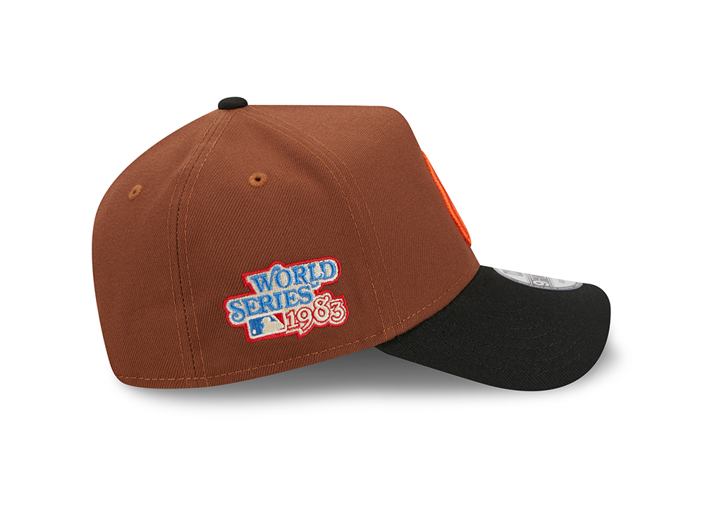 New Era Baltimore Orioles World Series 1983 Harvest Two Tone 9Forty A Frame Snapback Gorra