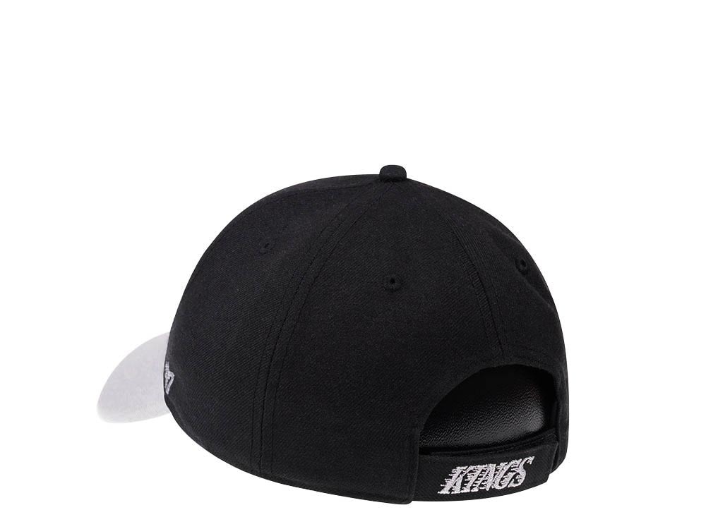 47Brand Los Angeles Kings Vintage Black Strapback Gorra