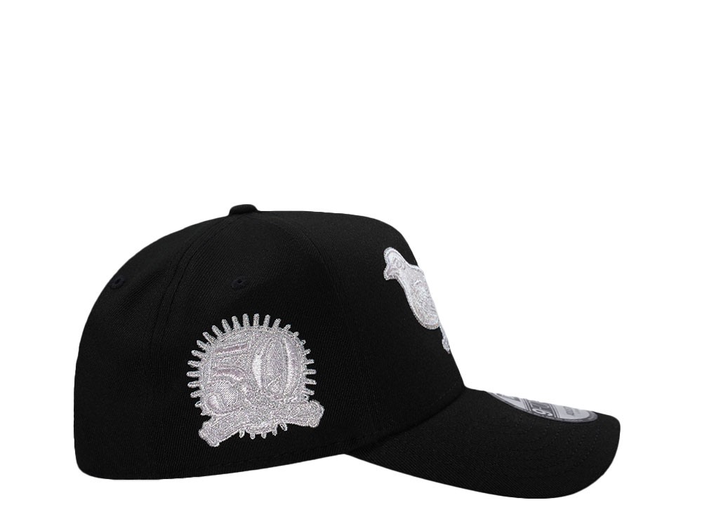 New Era Baltimore Orioles 50th Anniversary Black Metallic Edition 9Forty A Frame Snapback Gorra