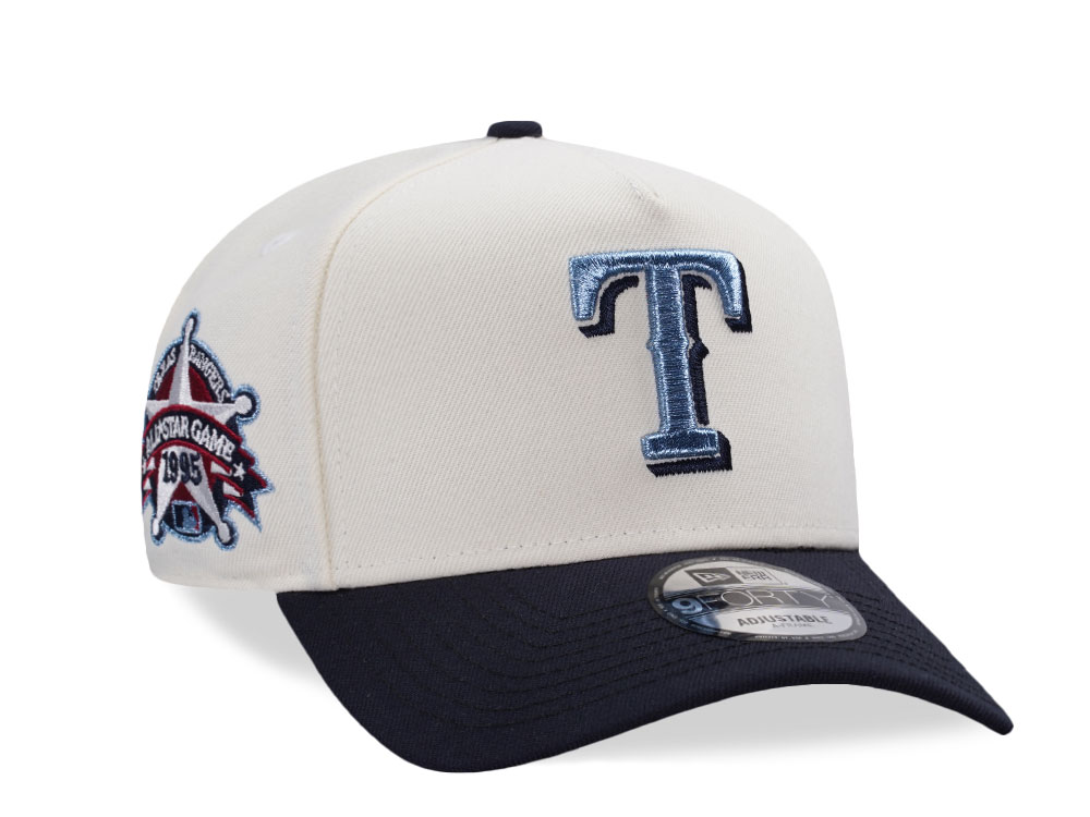 New Era Texas Rangers All Star Game 1995 Chrome Two Tone Edition 9Forty A Frame Snapback Gorra
