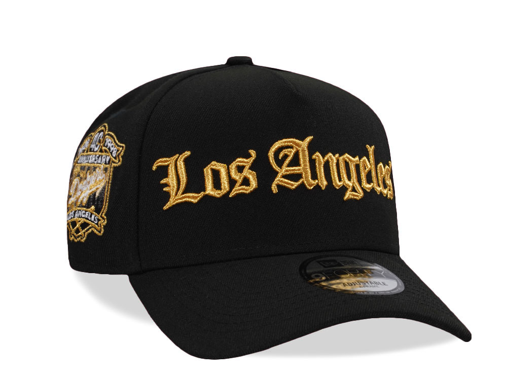 New Era Los Angeles Dodgers 40th Anniversary Metallic Two Tone Edition 9Forty A Frame Snapback Gorra