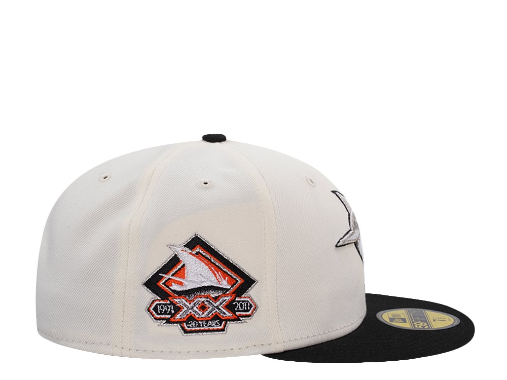 New Era San Jose Sharks 20th Anniversary Chrome Two Tone Edition 59Fifty Fitted Gorra