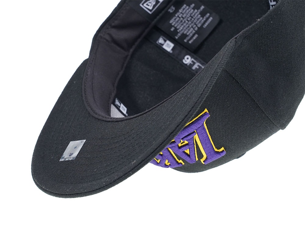New Era Los Angeles Lakers Black Team Edition 9Fifty Snapback Gorra