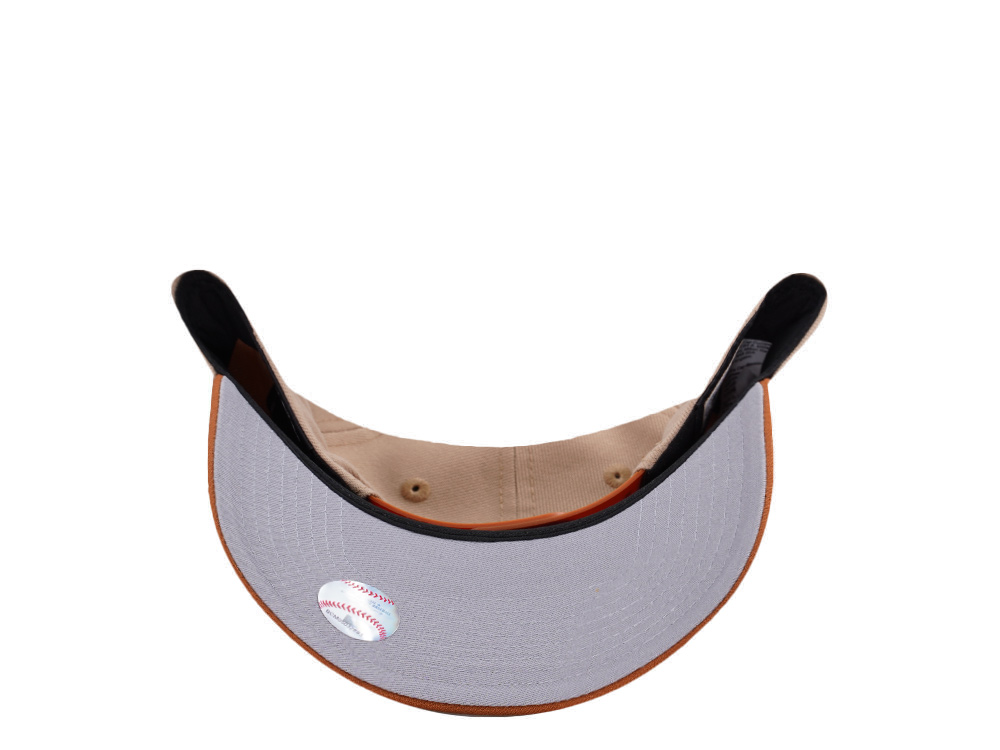 New Era New York Yankees World Series 2000 Pumpkin Spice Edition 9Forty A Frame Snapback Gorra