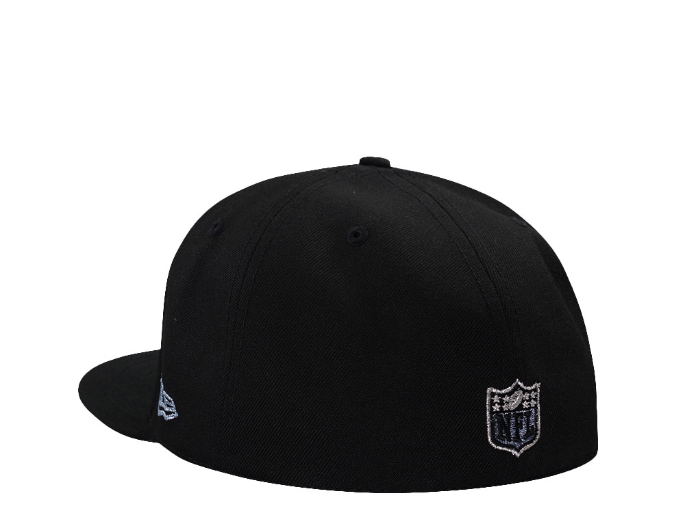 New Era Detroit Lions 60th Anniversary Black Prime Edition 59Fifty Fitted Gorra