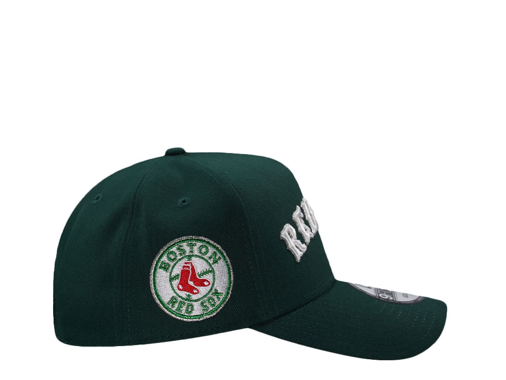 New Era Boston Red Sox X Dark Green Prime Edition 9Forty A Frame Snapback Gorra
