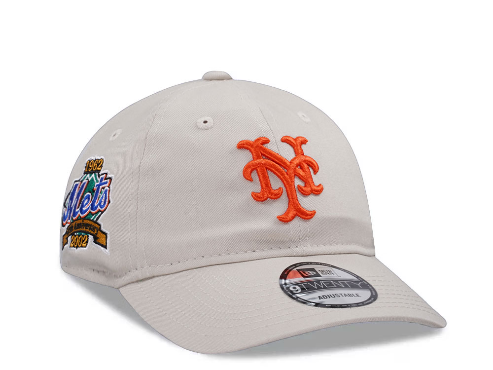 New Era New York Mets 40th Anniversary Stone Prime Edition 9Twenty Strapback Gorra