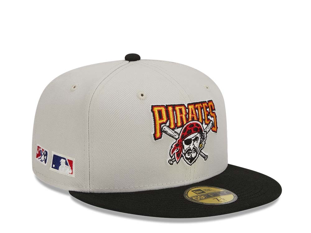 New Era Pittsburgh Pirates Farm Team Stone Throwback Two Tone Edition 59Fifty Fitted Gorra