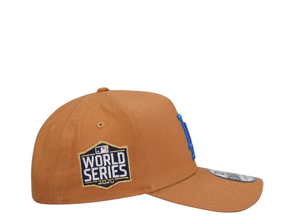 New Era Los Angeles Dodgers World Series 2020 Beige 9Forty A Frame Snapback Gorra